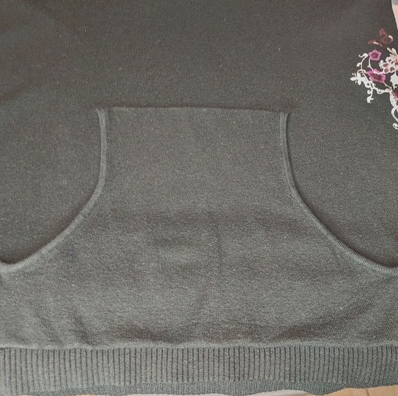BCBGMaxAzria Black V-Neck Sweater - Picture 8 of 11
